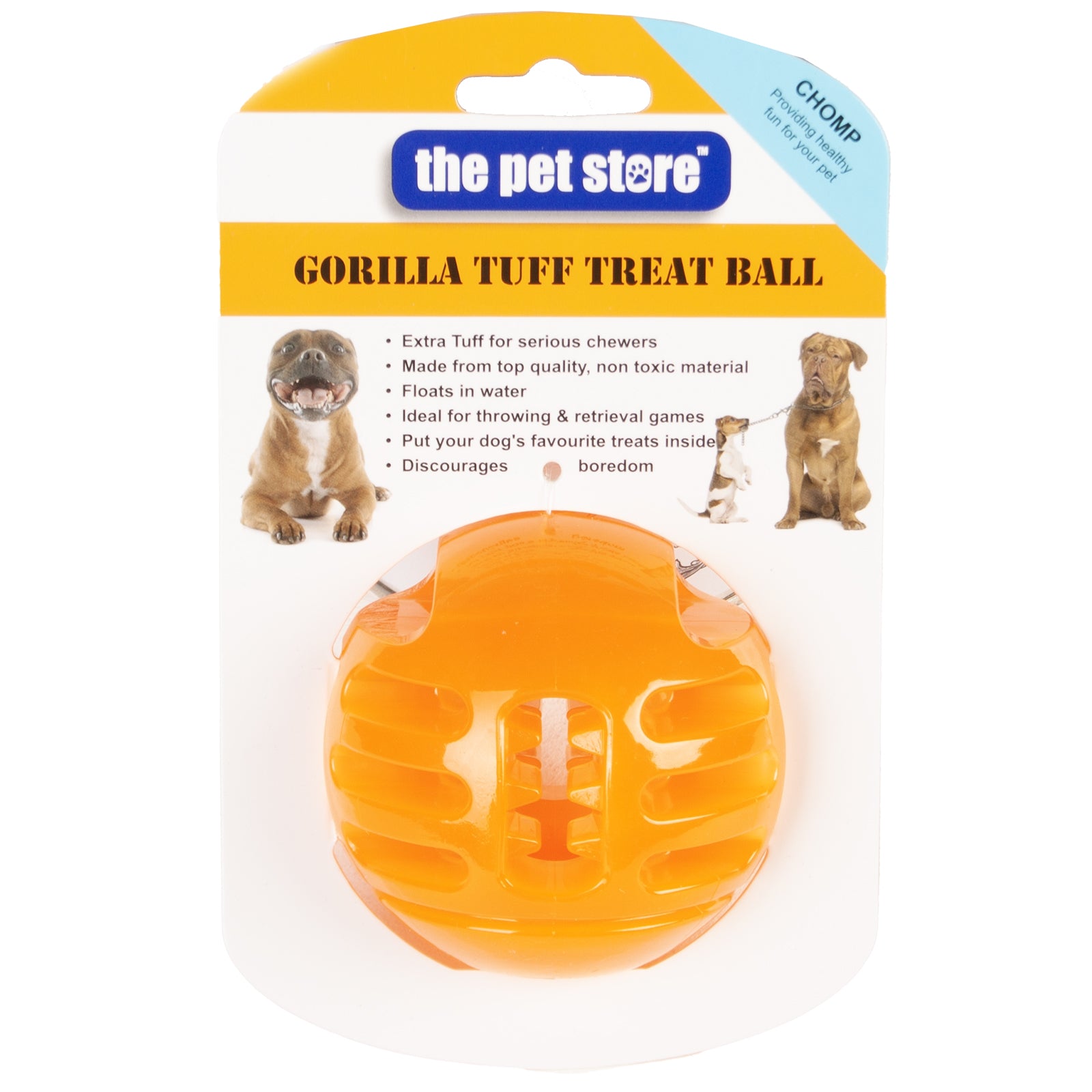 Gorilla Turf Treat Ball Dog Toy