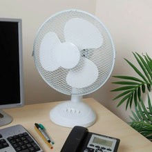 Load image into Gallery viewer, 12&quot; Oscilating Desk Fan
