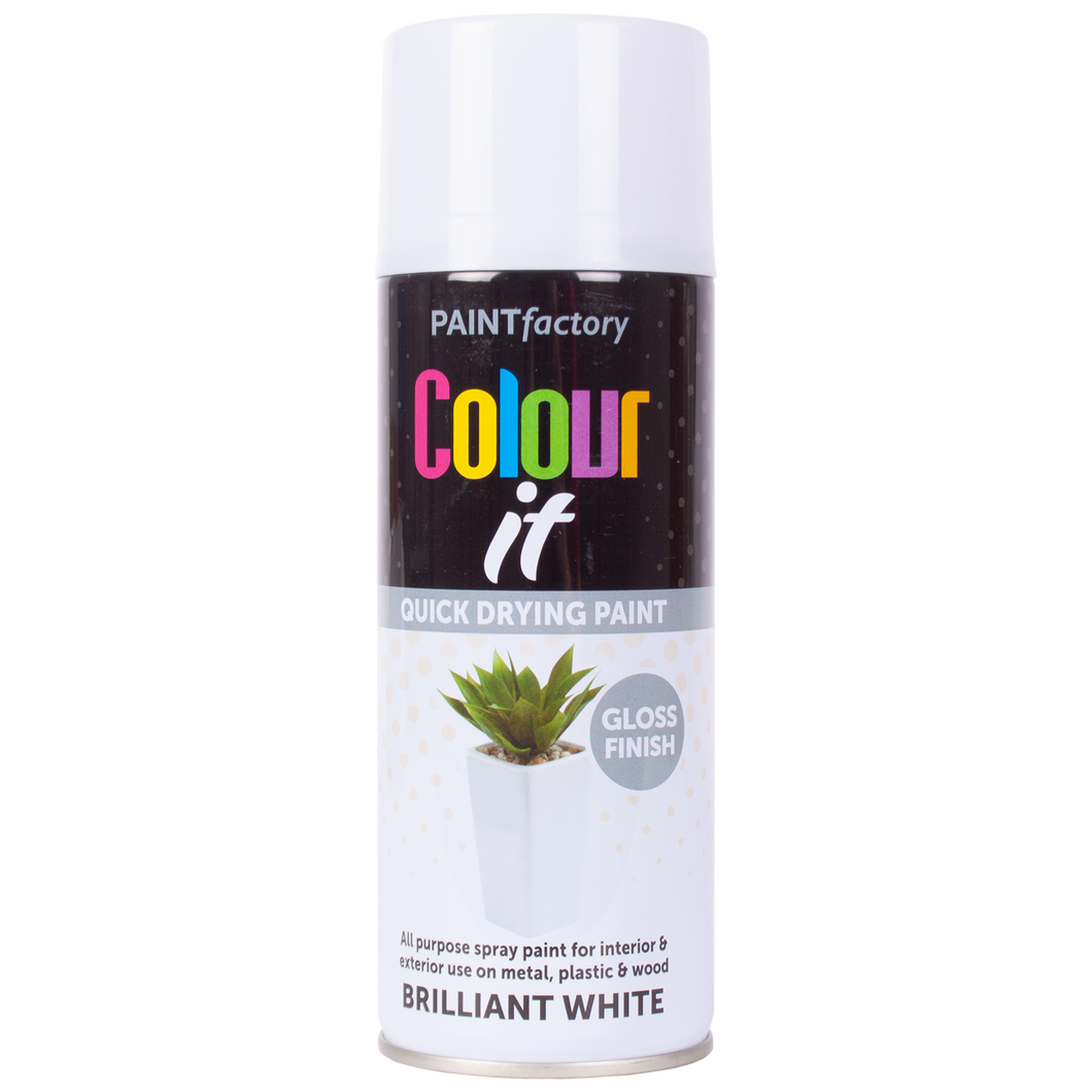 Quick Drying Spray Paint Brilliant White