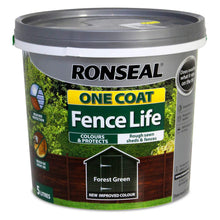 Load image into Gallery viewer, Ronseal One Coat Fence Life 5L
