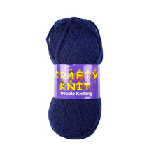 Load image into Gallery viewer, Navy - Crafty Knit Double Knitting Wool
