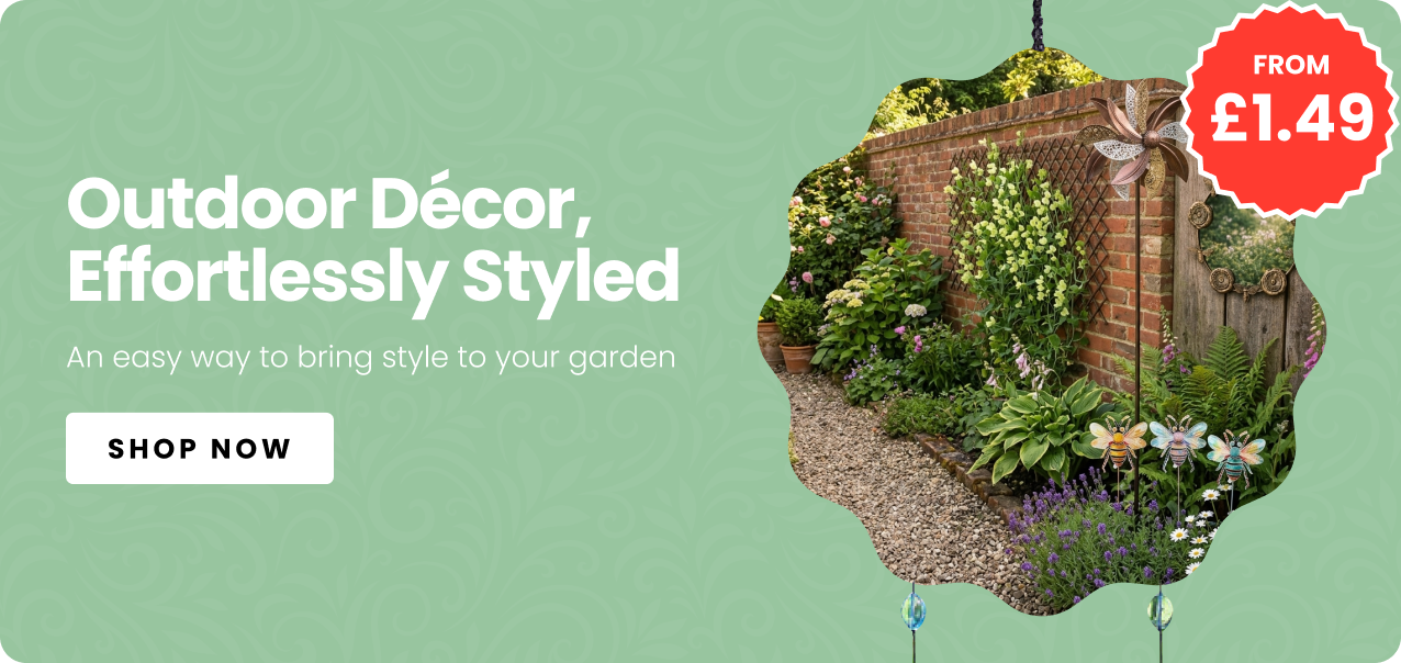 Outdoor Décor, Effortlessly Styled - Banner Desktop Image