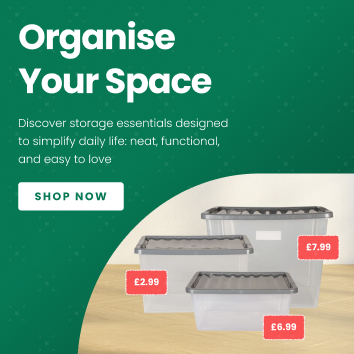 Storage - Organize Your Space - Banner Mobile Image