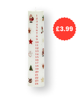 Advent Countdown Candle