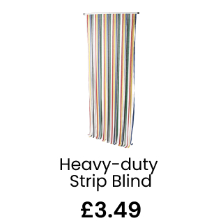 Heavy-Duty Strip Blind 62cm