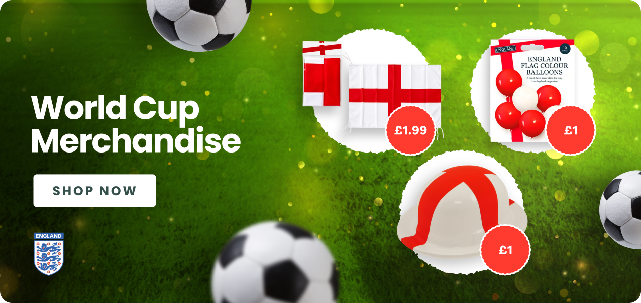 England World Cup Merchandise - Banner Desktop Image