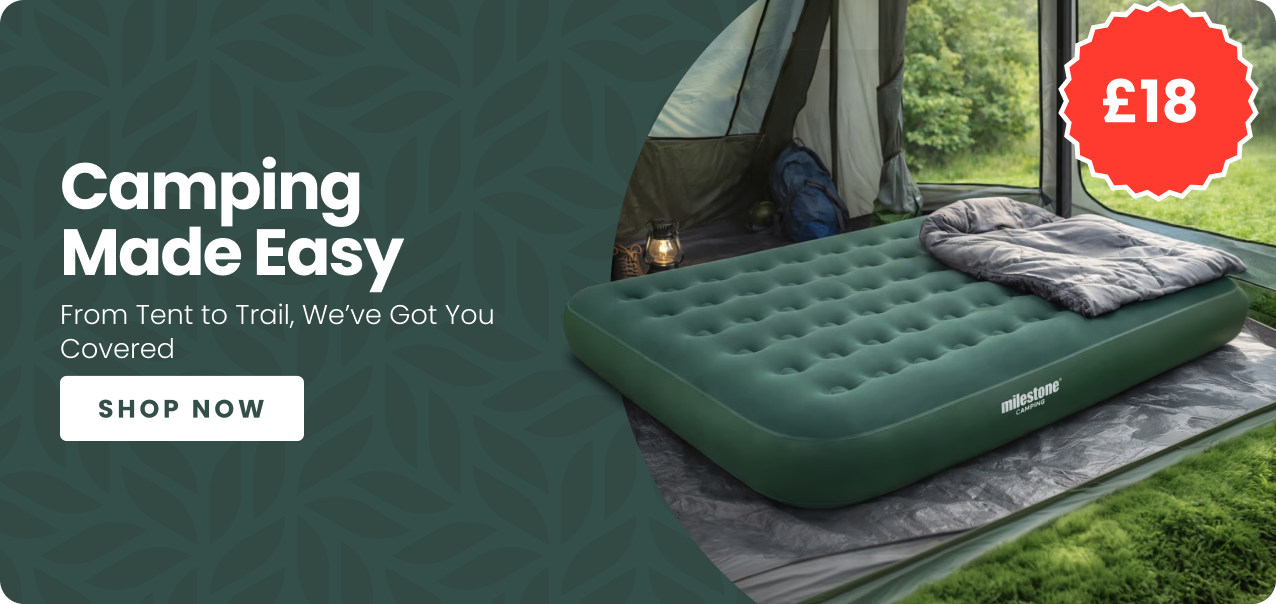 Camping Banner Desktop Image
