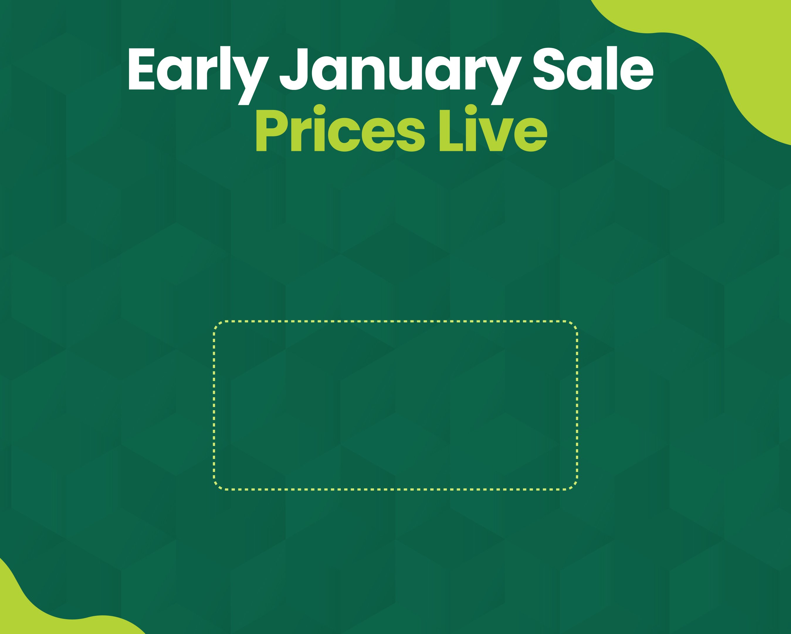 Early January Sale Banner Desktop