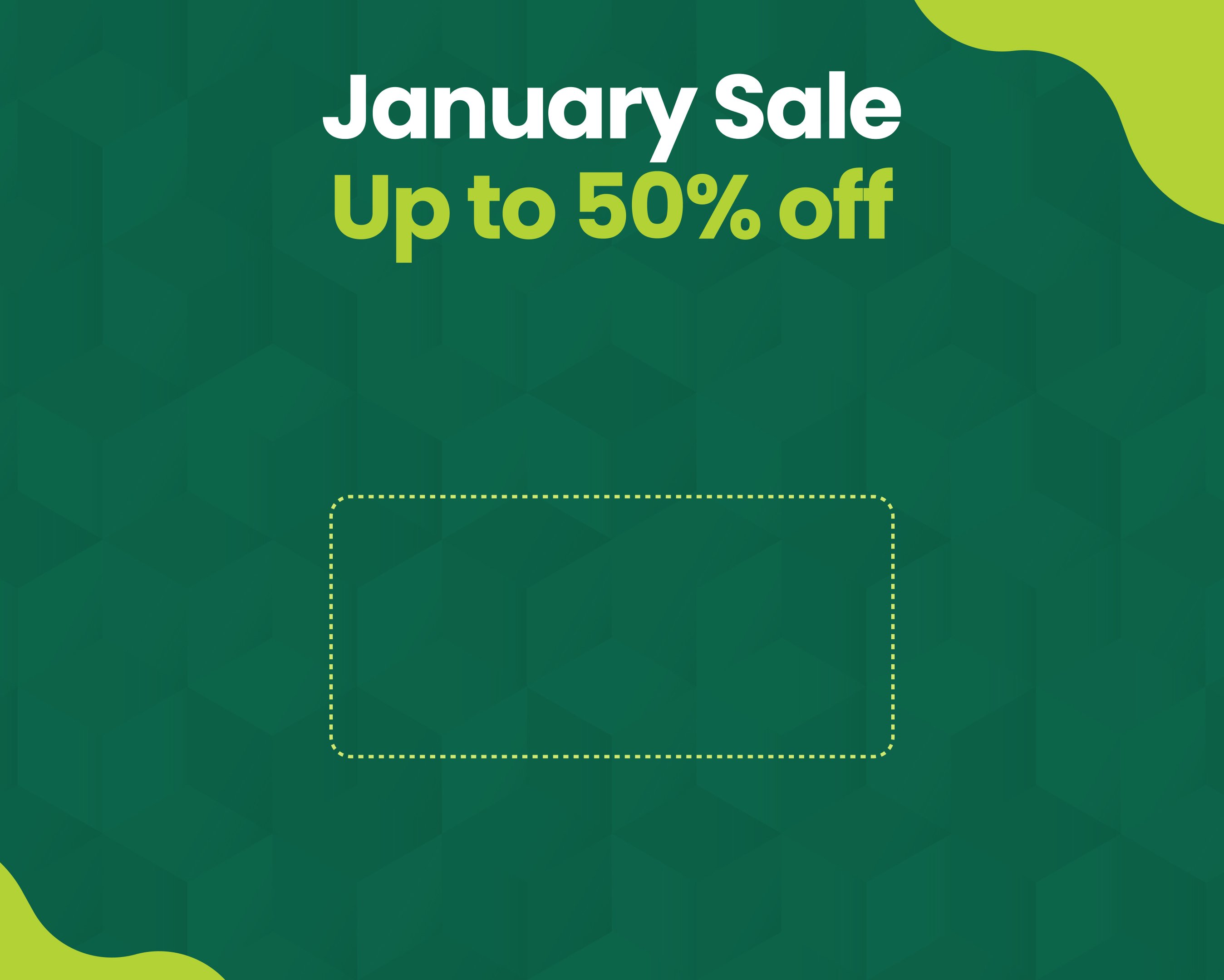 January Sale Banner Desktop