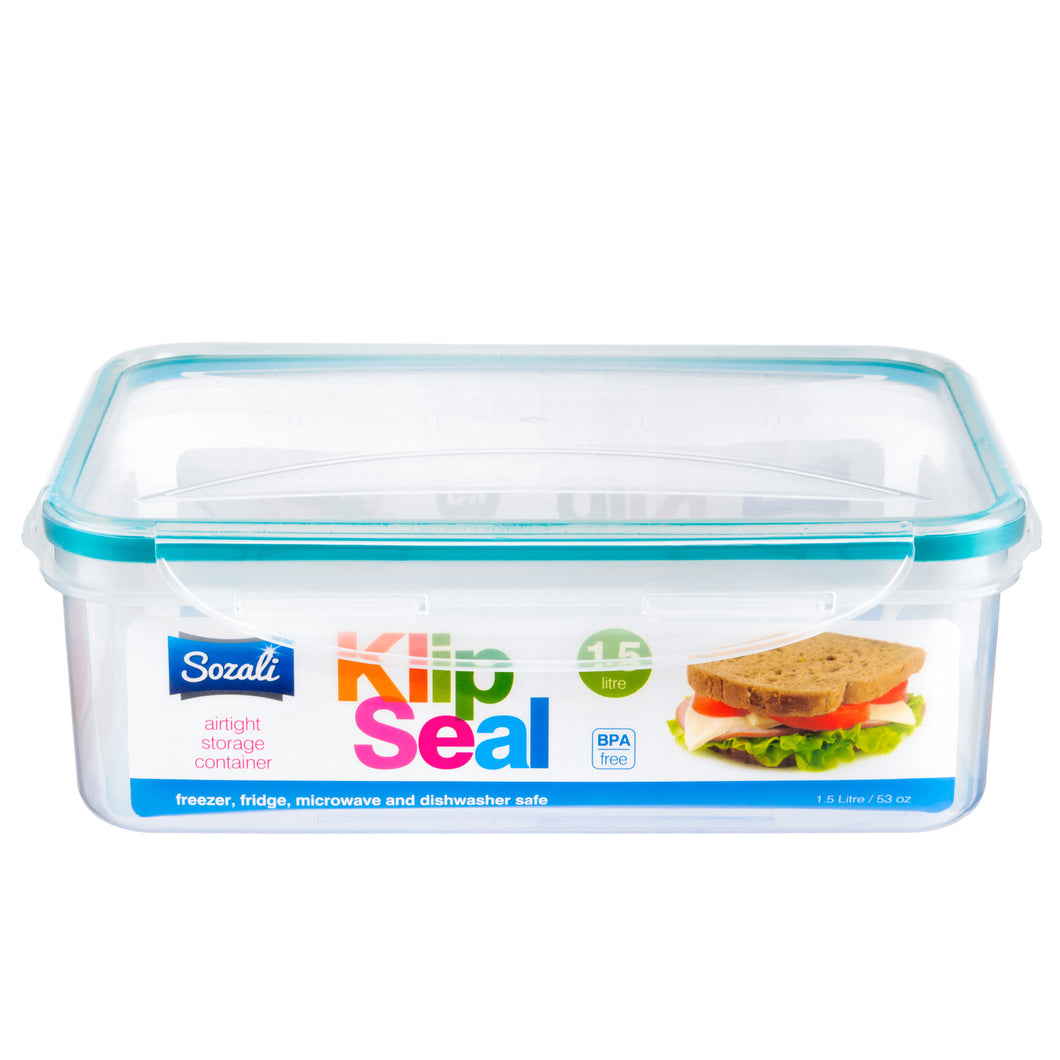 Sozali Klip Seal Premium Lock Airtight Food Container 1.5L