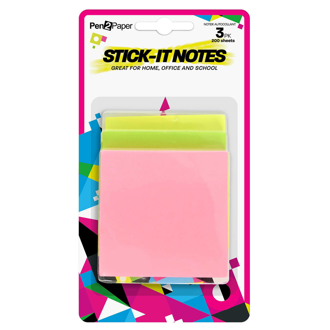 Pen2Paper Sticky Notes 3 Pack