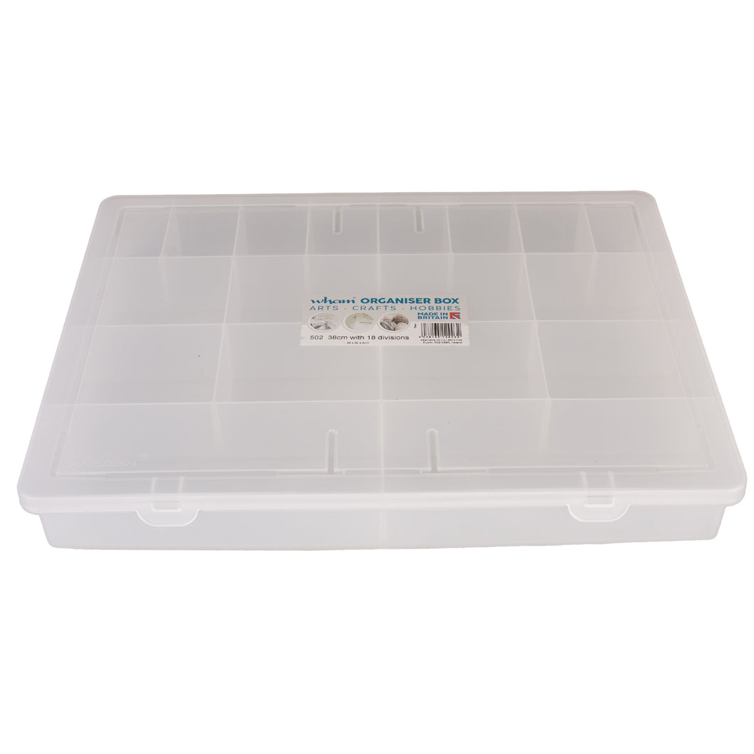 Wham Clear Organiser Box 38cm