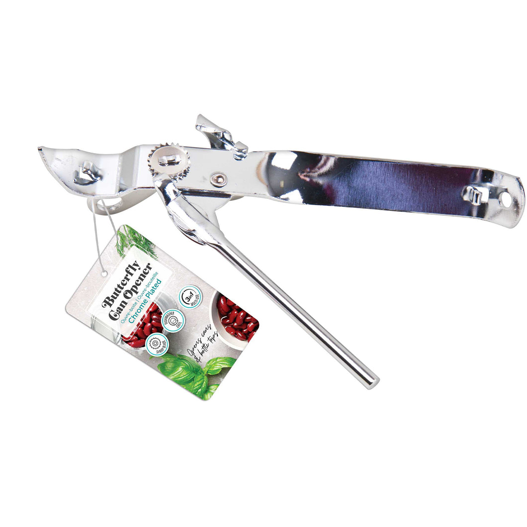 Chrome Plated 3 In 1 Can Opener