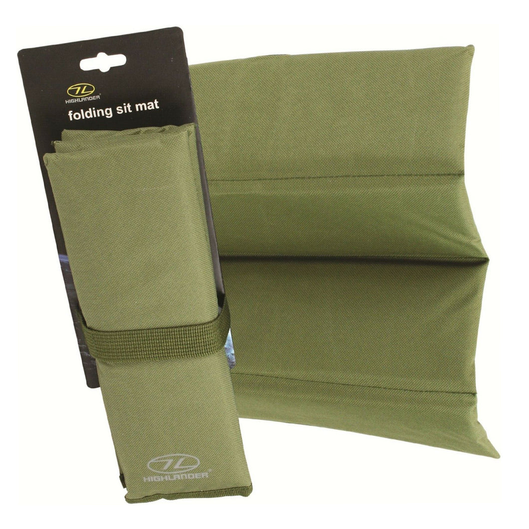 Highlander Olive Green Folding Sit Mat