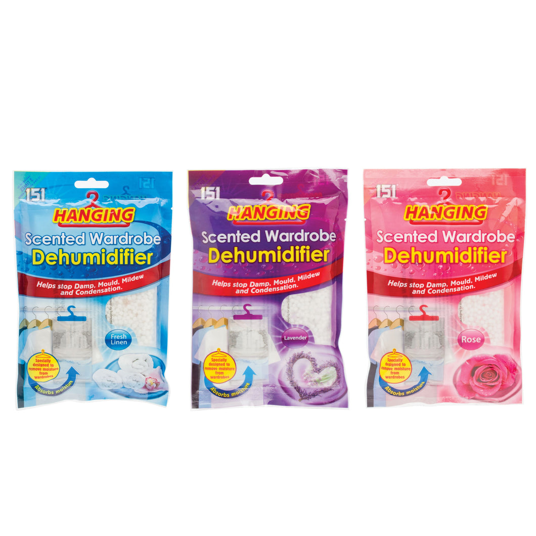 151 Hanging Scented Wardrobe Dehumidifier Assorted