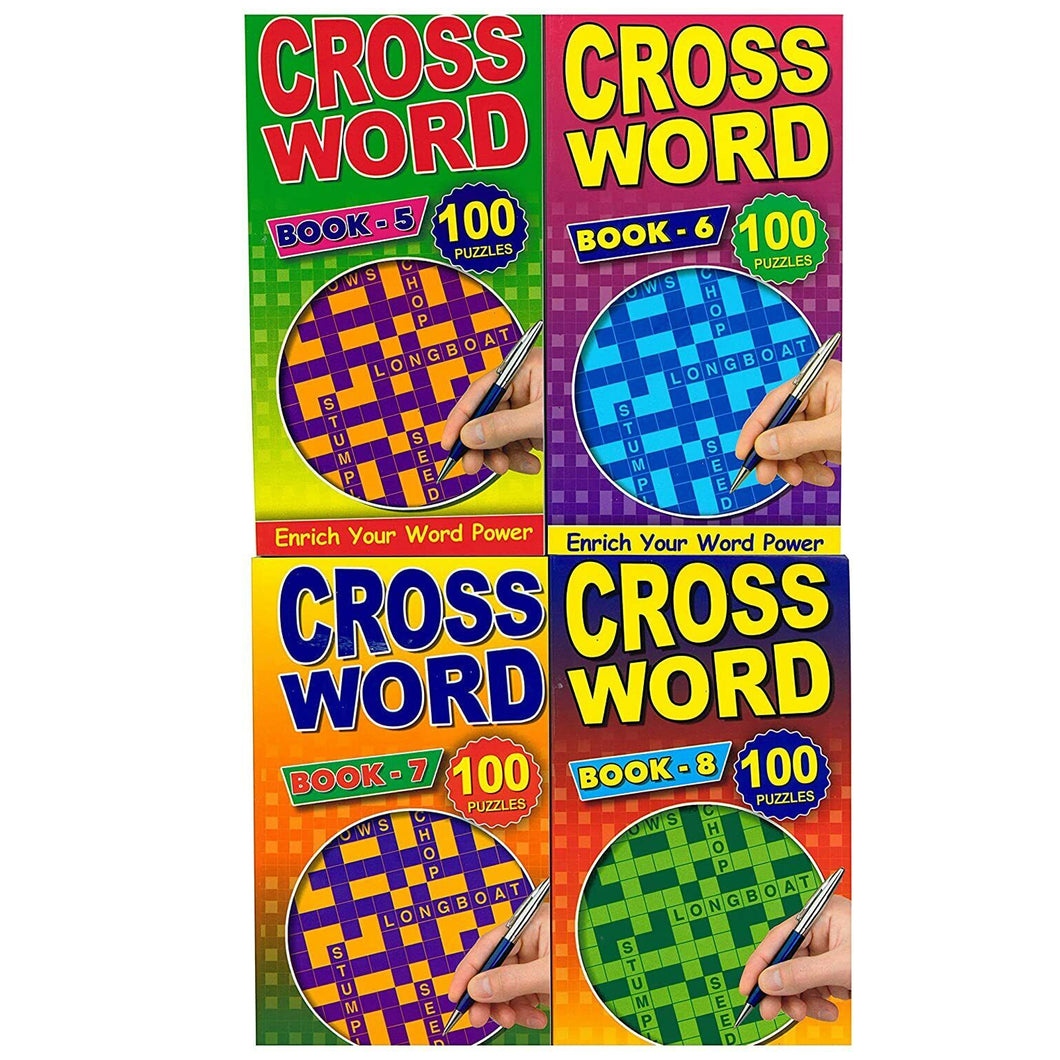 Crossword Puzzle Book 100 Pages Assorted