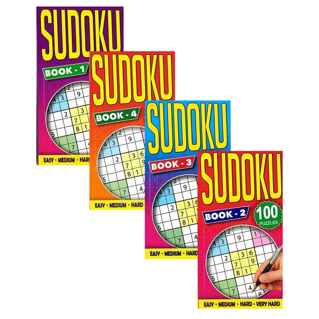 Slim Sudoku Puzzle Book Assorted