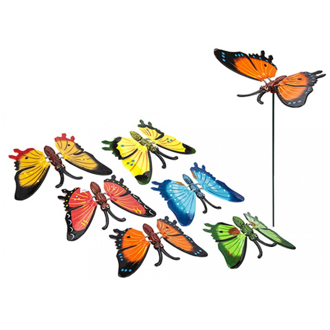 Butterfly On Stake 10cm Assorted