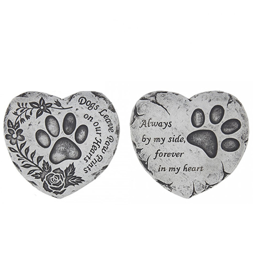 Dog Memorial Heart Stone Assorted