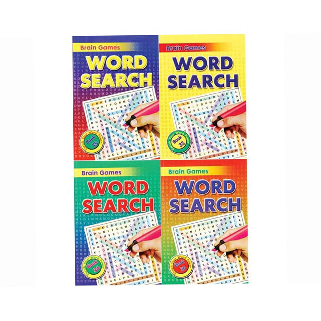 Brain Games A5 Word Search Book Assorted
