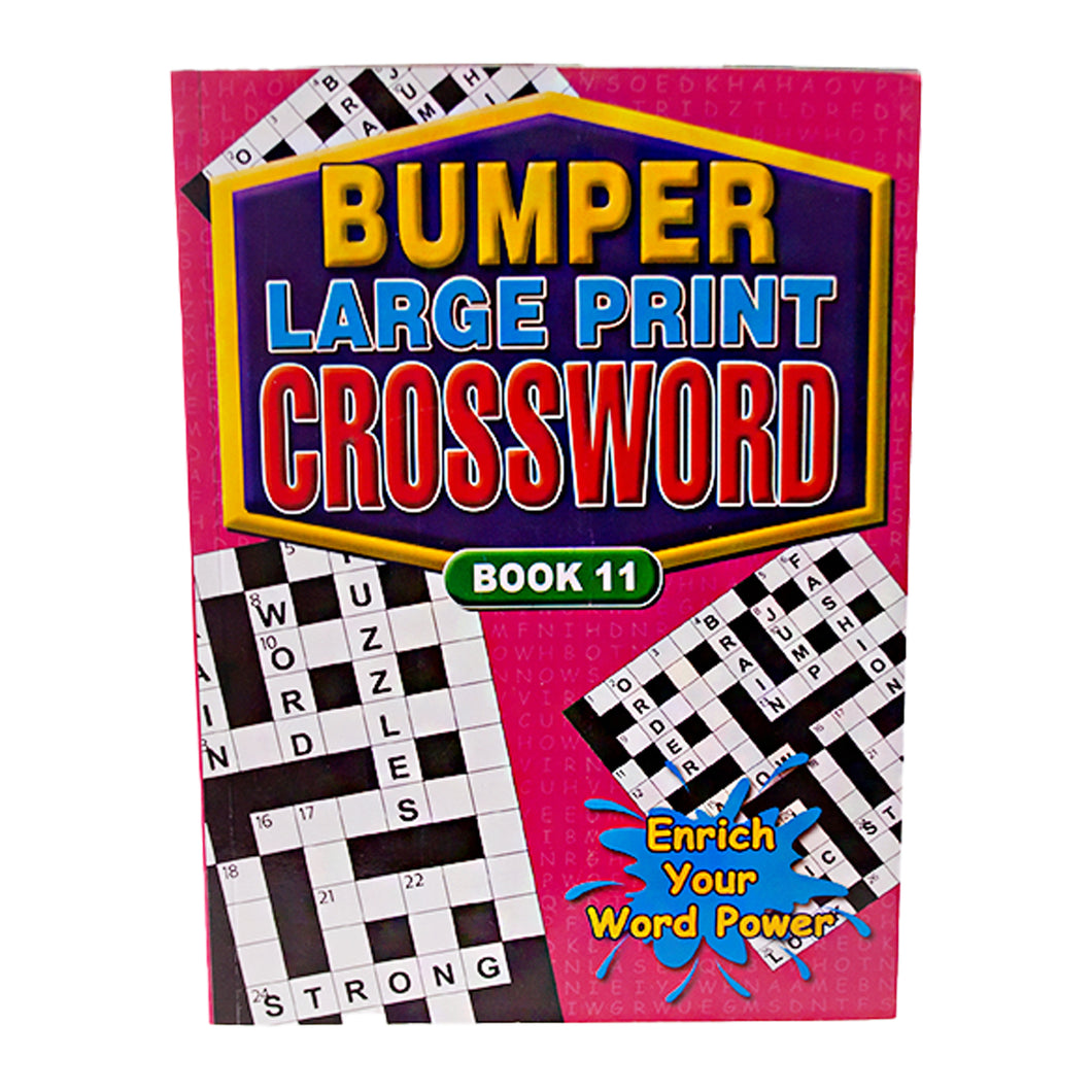 Bumper Large Print Crossword A4 Assorted