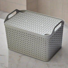 Load image into Gallery viewer, Strata Cool Grey Storage Basket
