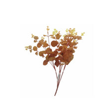 Load image into Gallery viewer, Artificial Orange/Brown Eucalyptus Bush 50cm
