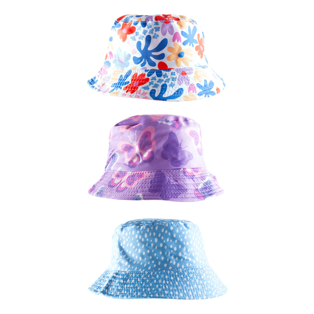 ProHike Girls Bucket Hat 3-7 Years Assorted