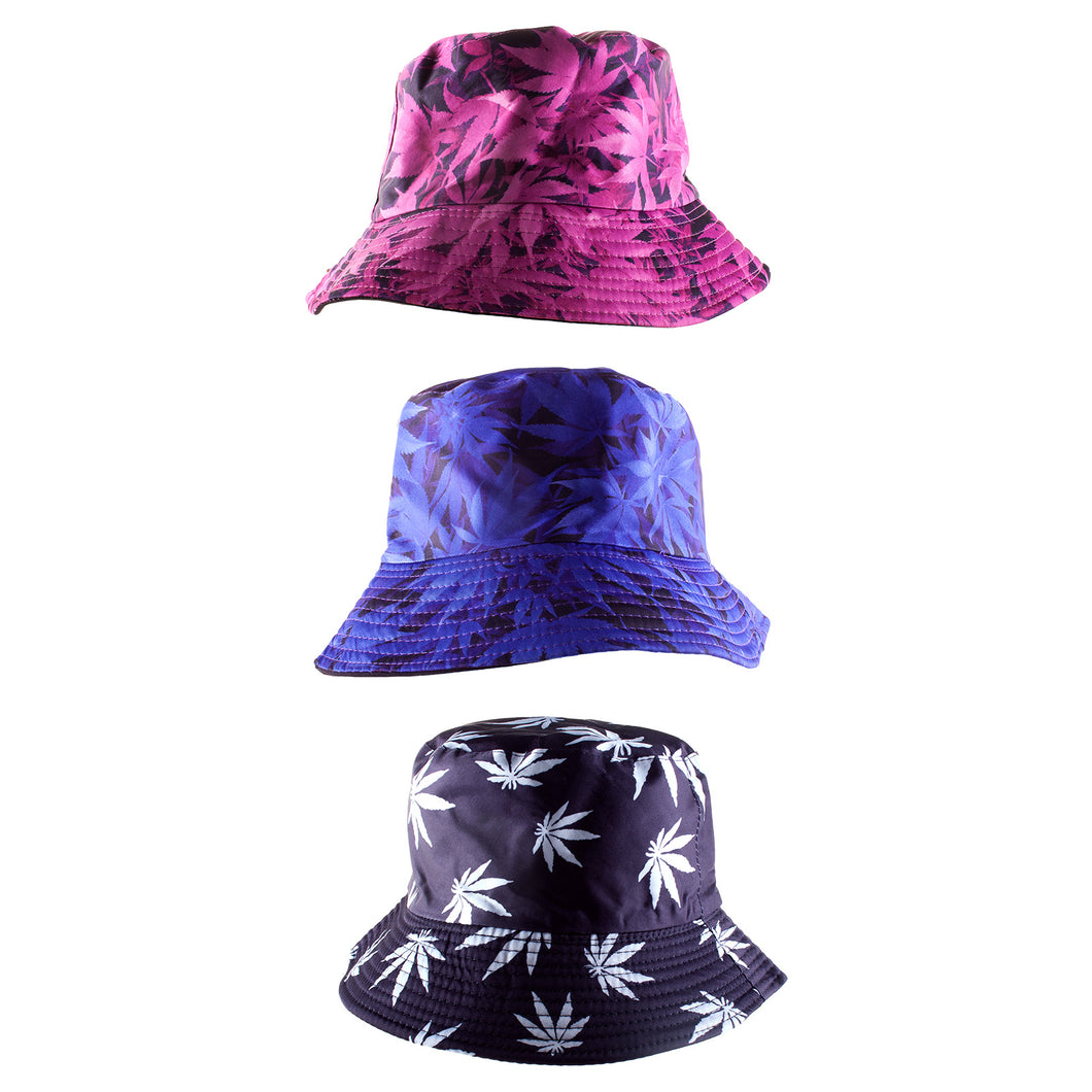 ProHike Mens Leaf Bucket Hat Assorted