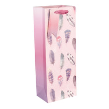 Load image into Gallery viewer, Partisan Pink Feathers Bottle Bag