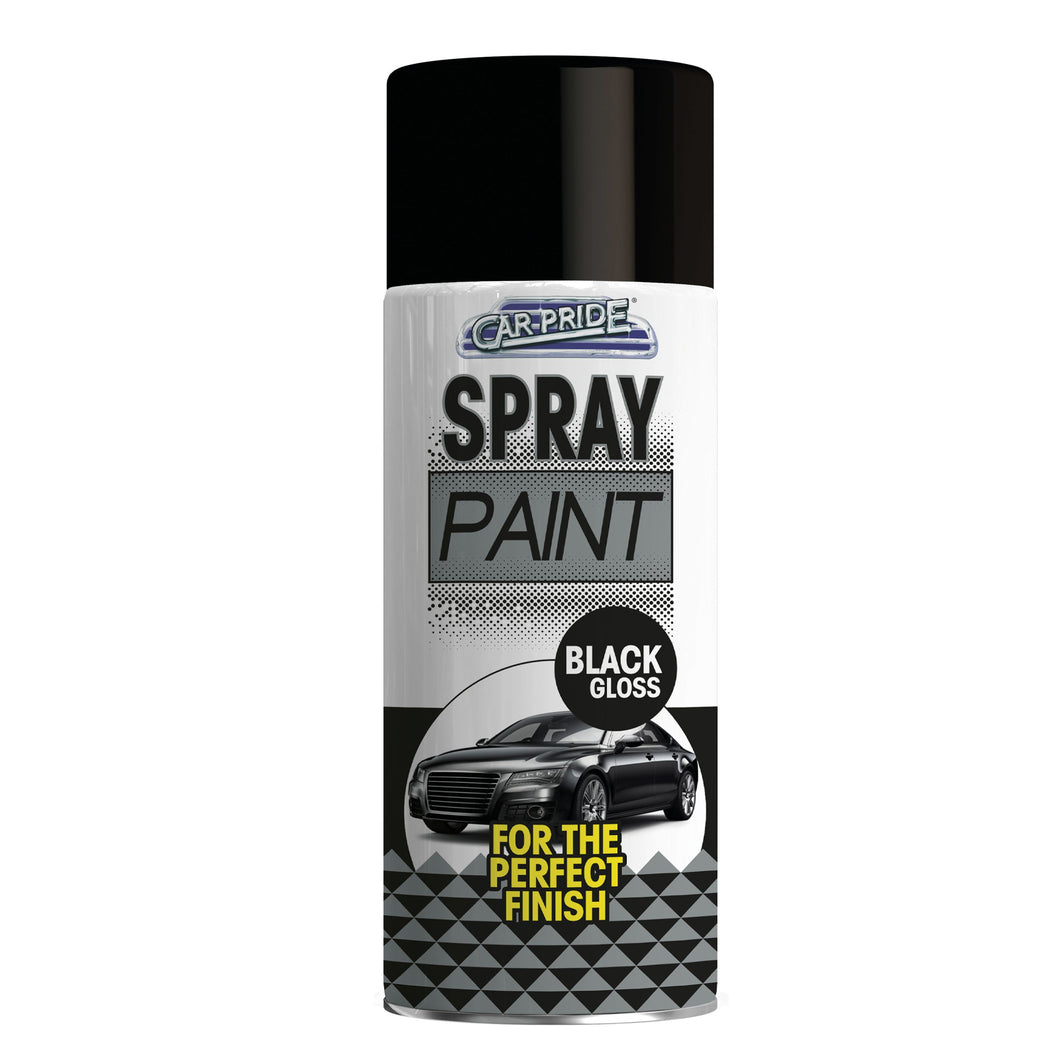 Carpride Black Gloss Spray Paint 400ml