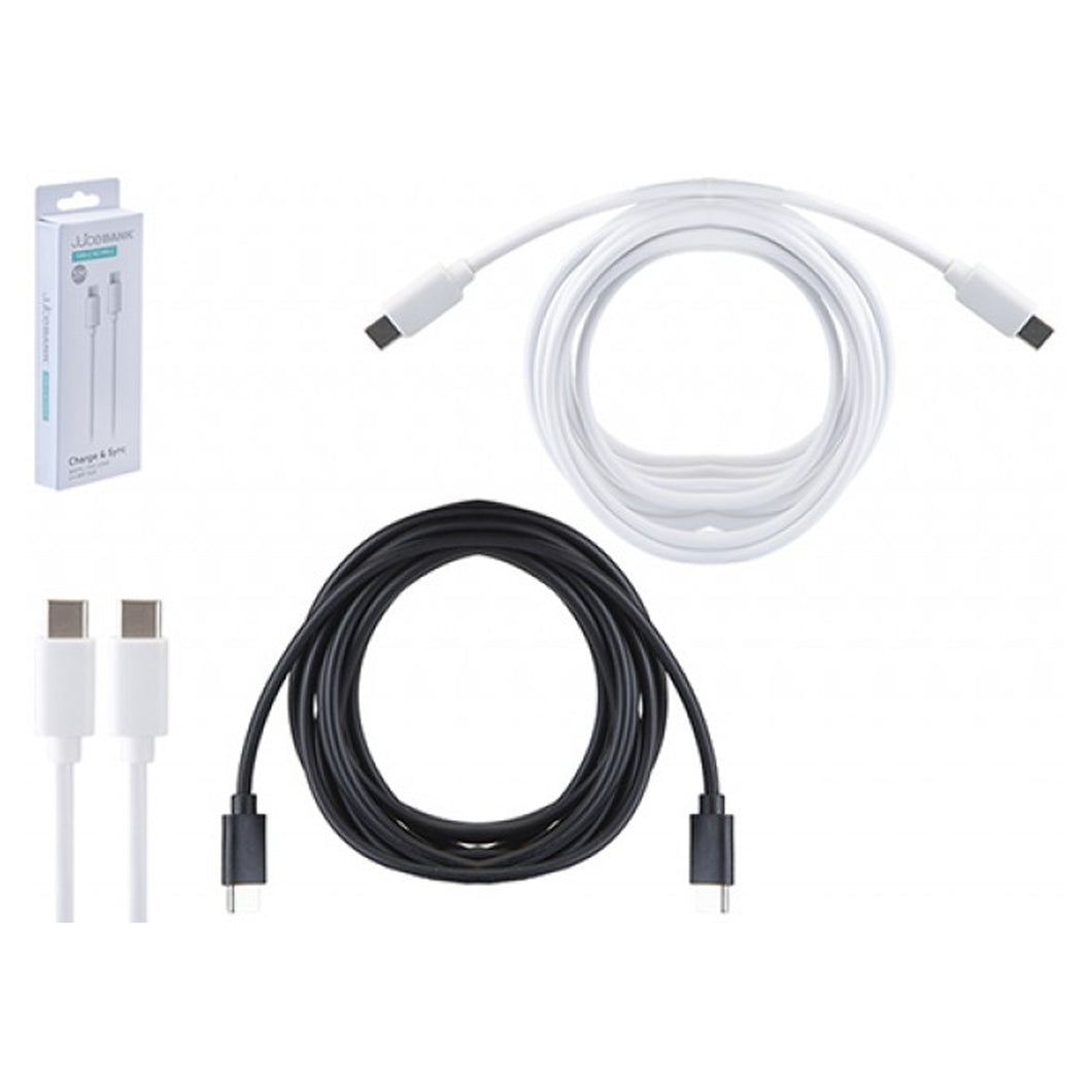 Juice Bank USB C- C Charging Cable 3M Assorted