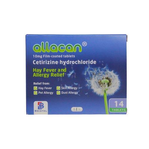 Allacan Hay Fever & Allergy Relief Tablets 14s