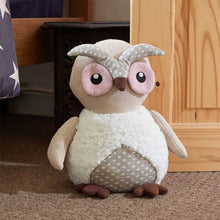 Load image into Gallery viewer, Plush Owl Doorstop
