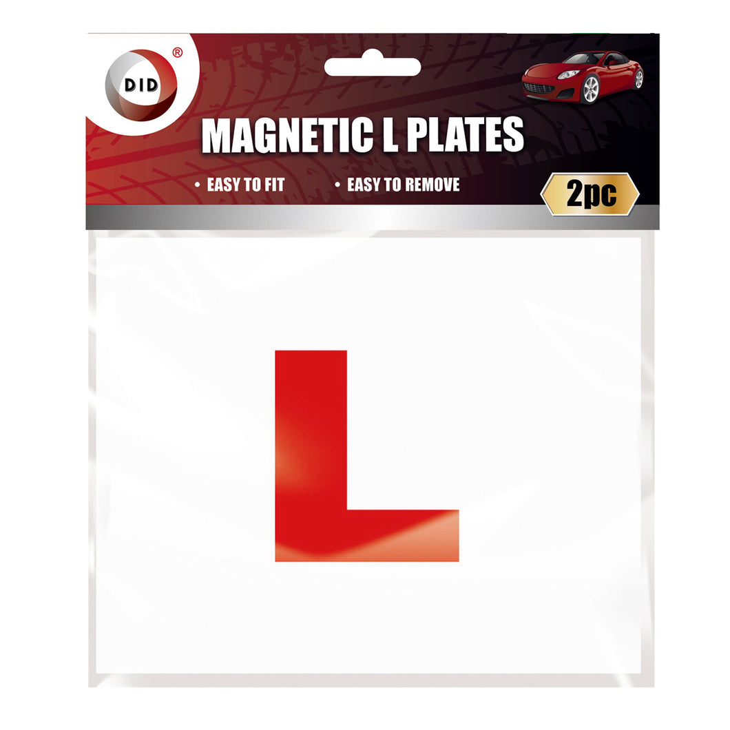 DID Magnetic L Plates 2 Pack