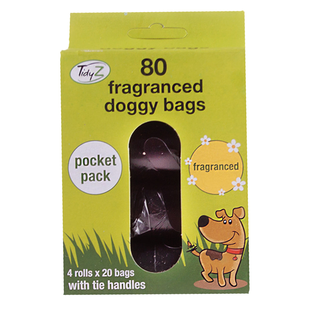 Tidyz Pocket Fragranced Doggy Bags x80