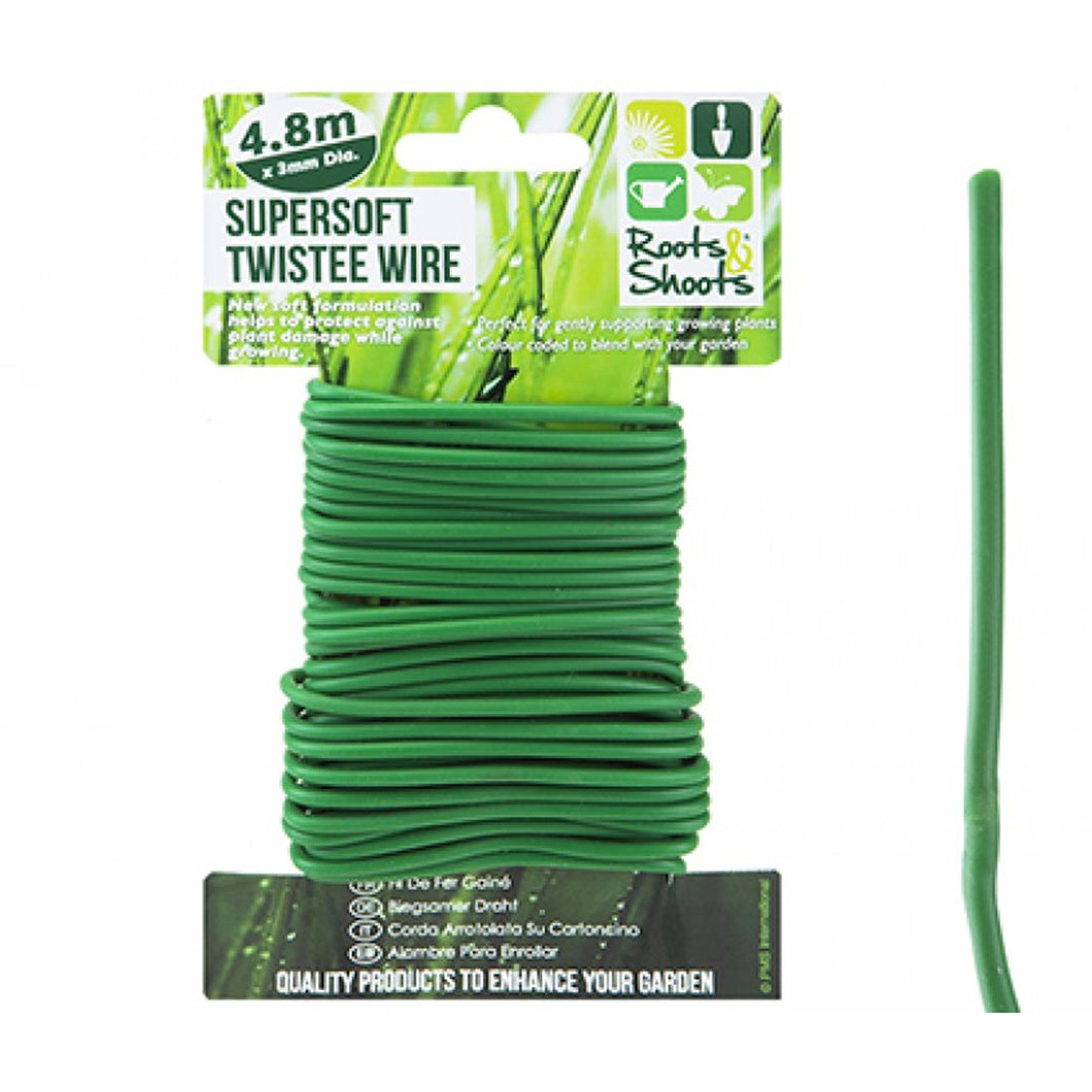 Roots & Shoots Supersoft Twistee Wire 4.8m