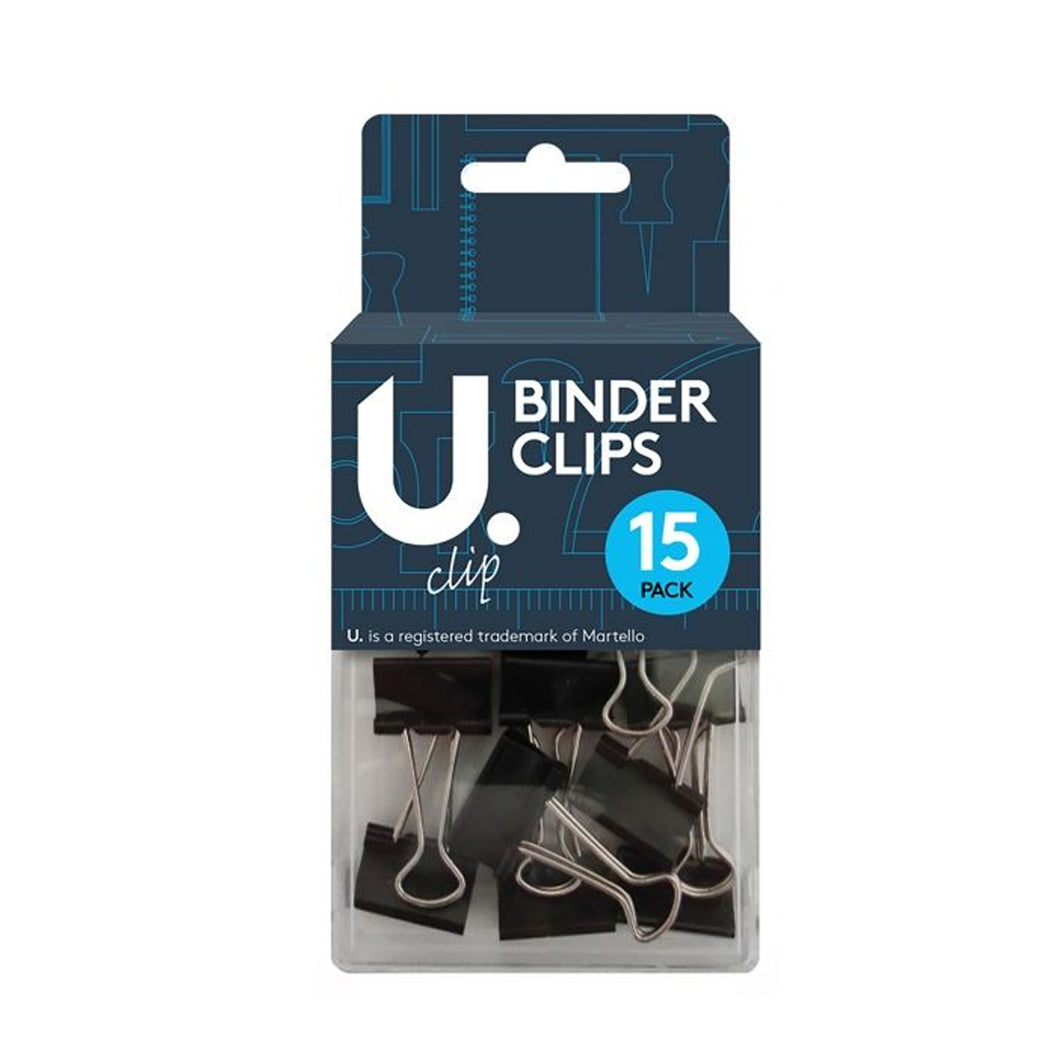 U.Clip Binder Clips 15 Pack