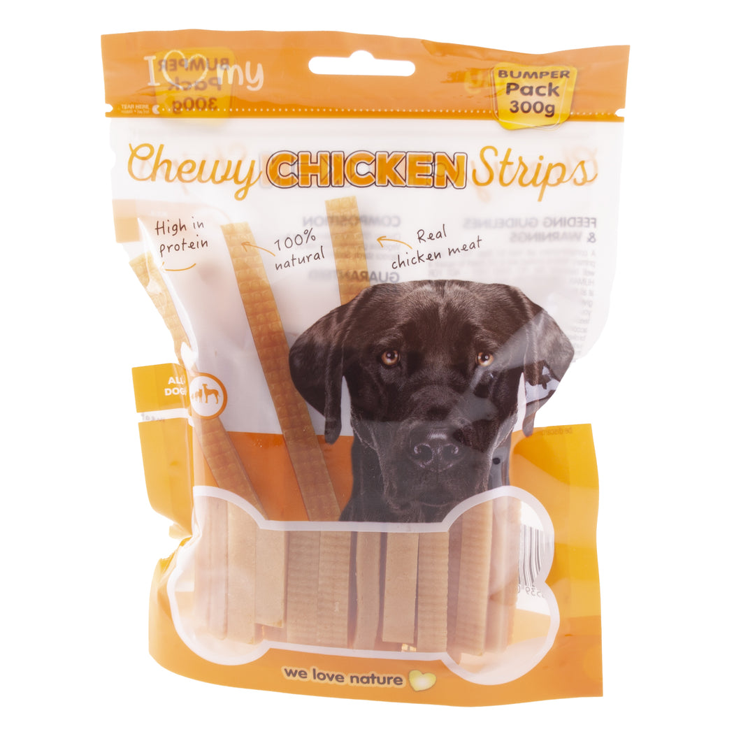 Chewy Chicken Strips Bumper Pack 300g