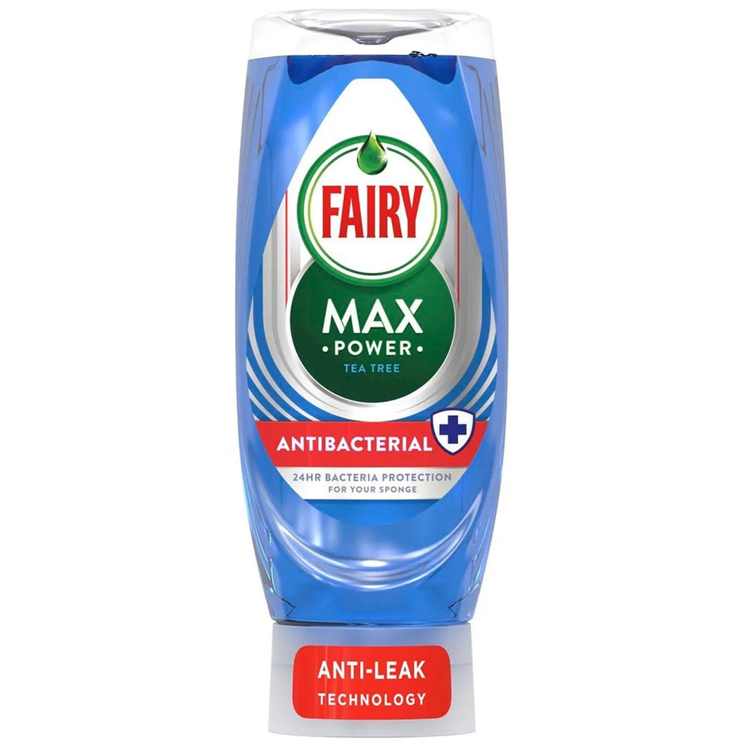 Fairy Max Power Antibacterial Washing Up Liquid Tea Tree 660ml