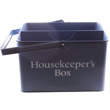 Load image into Gallery viewer, Retro Metal Blue Housekeepers Box
