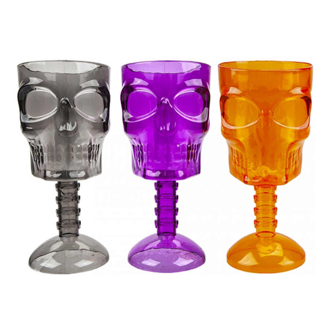 Haunted House Skull Drinking Goblet Assorted