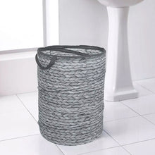 Load image into Gallery viewer, Country Club Grey Pop-Up Laundry Bin
