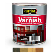 Load image into Gallery viewer, Rustins Polyurethane Varnish Gloss 500ml
