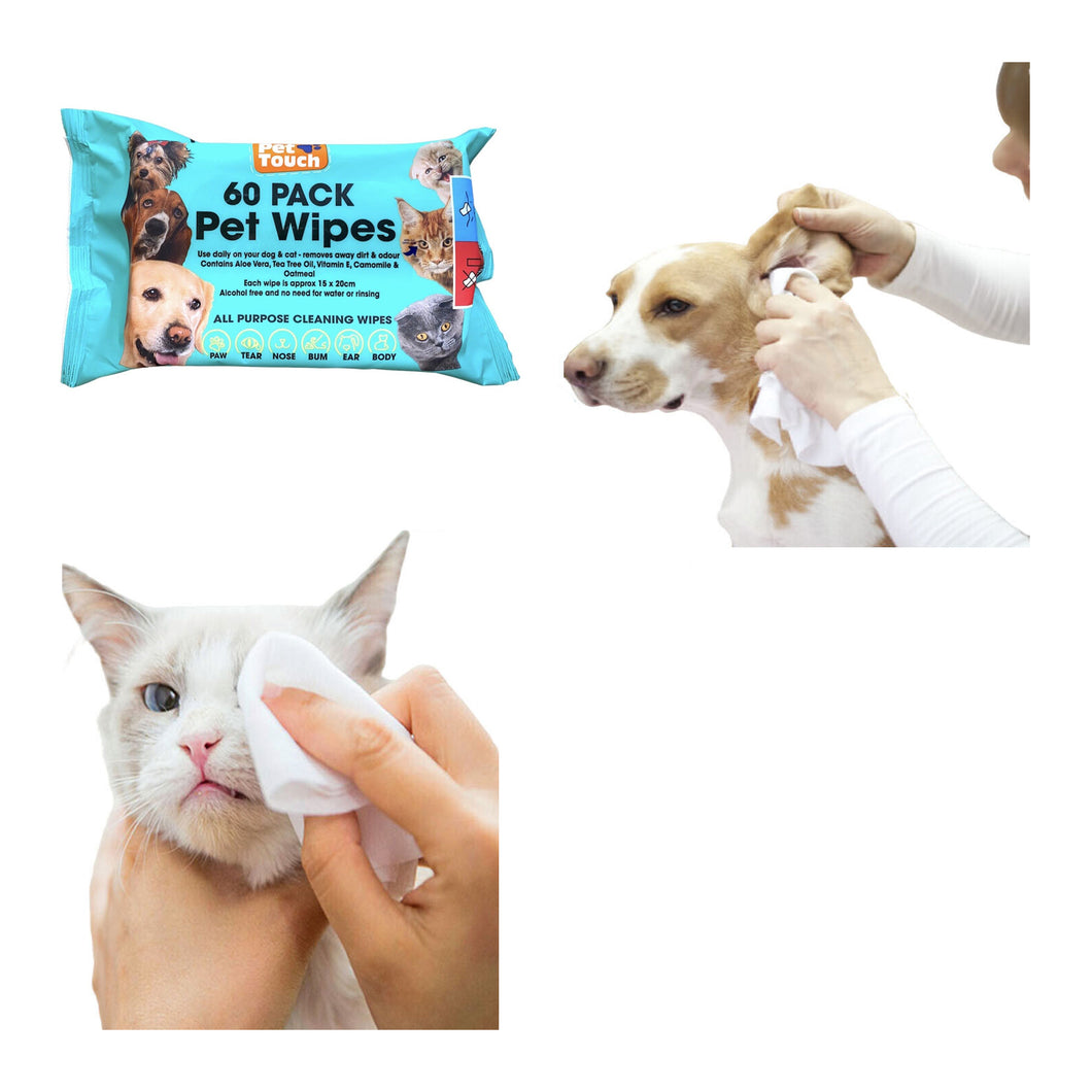 Pet Wipes 60 Pack
