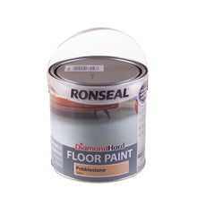 Load image into Gallery viewer, Ronseal Diamond Hard Pebblestone Satin Floor Paint 2.5L