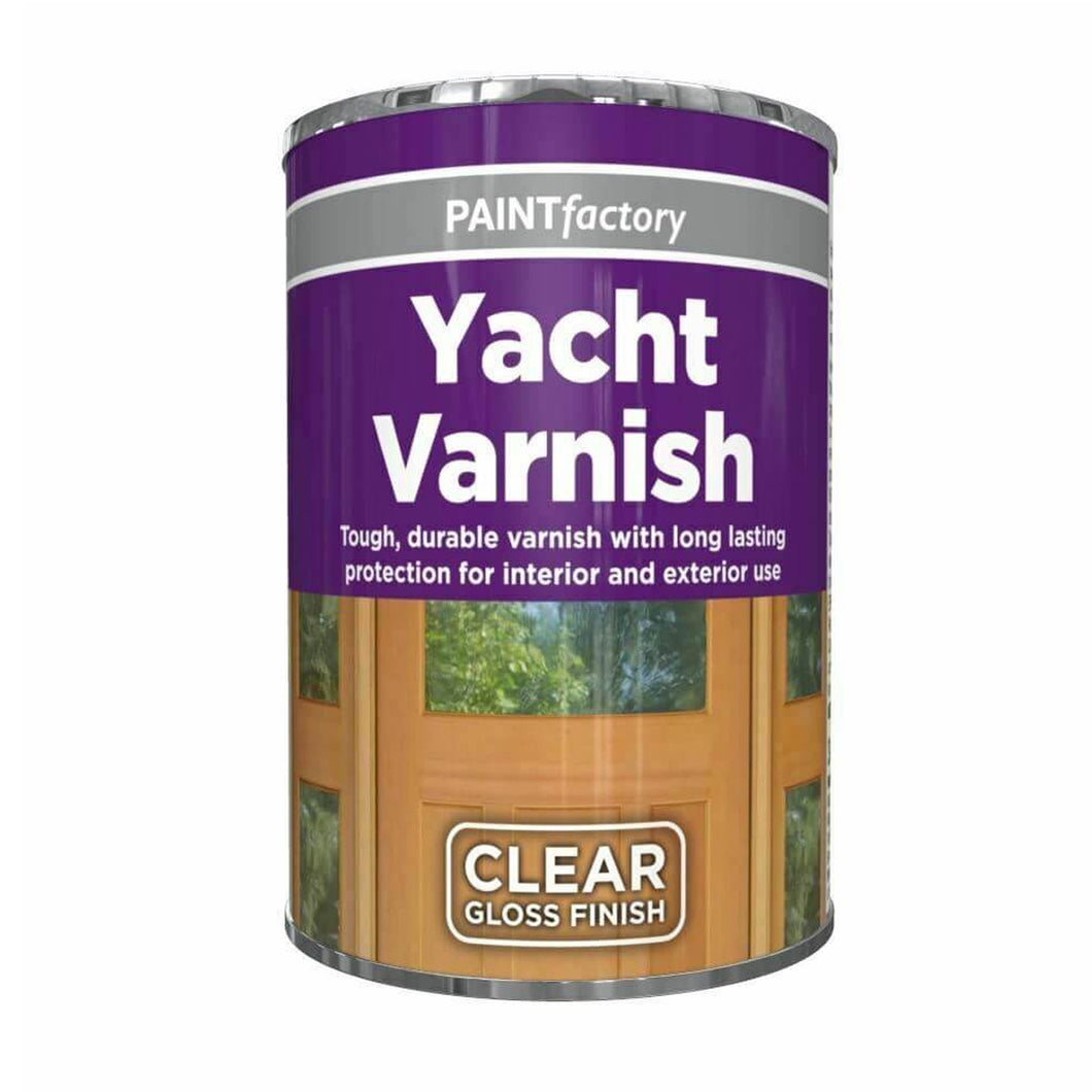 Paint Factory Clear Gloss Yacht Varnish 300ml