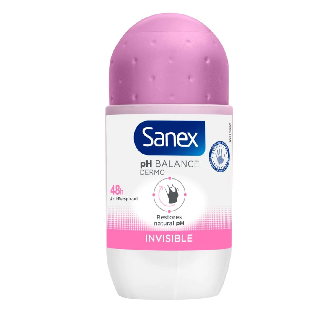 Sanex Dermo Invisible Anti-Perspirant Deodorant Roll-On 50ml