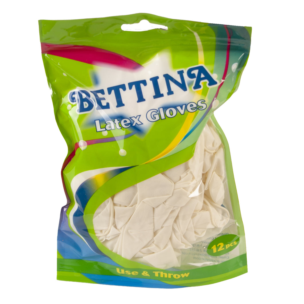 Bettina Latex Gloves 12 Pack