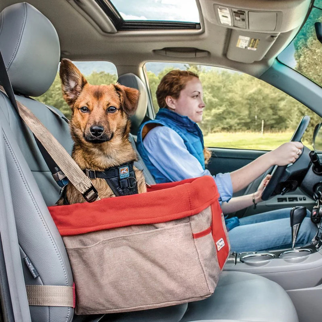 Kurgo Heather Red Car Booster Seat For Dogs